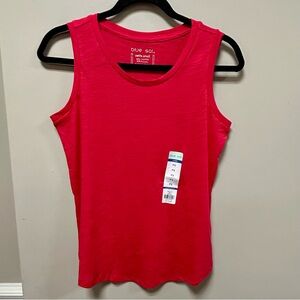 Women's Red Tank Top Blue Sol Petites Sz SP NWT